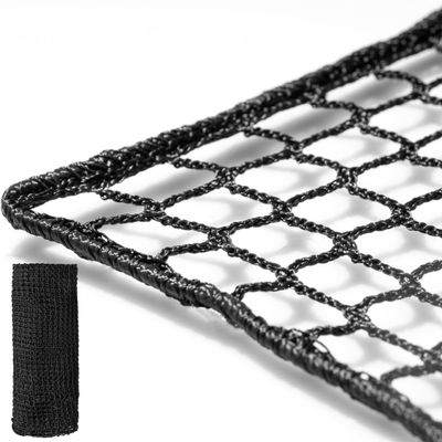 Morelux 10x15ft Golf Impact Net | High-Density 3/4" Black Netting | Heavy-Duty 3.0mm Polyester Replacement Net for Professional Training & Simulators (Net Only)