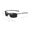 willochra Men's Outdoor Driving Sports Full polarized Reading Sunglasses Driver Retro Reader Goggles Sun Glasses (200 magnification, brown) view 4