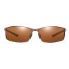 willochra Men's Outdoor Driving Sports Full polarized Reading Sunglasses Driver Retro Reader Goggles Sun Glasses (375 magnification, brown) view 2
