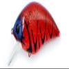 Izm METEOROS F #11 Red Zari 3.7 inches (95 mm) view 1