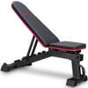 DERACY Adjustable Weight Bench for Full Body Workout, Incline and Decline Weight Bench for Indoor Workout, Home Gym (Black)