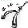 Ninki Metal Bracelet Compatible with Fitbit Luxe - Fancy Bangle Adjustable Strap for Women, Large, Link Band view 3