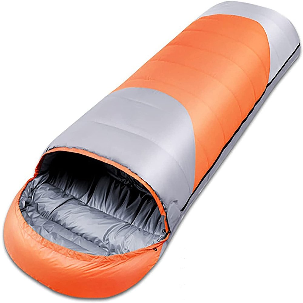 Dongng Camping Sleeping Bags Adult Camping Sleeping Bag Outdoor Thermal Sleeping Bag Envelope Sleeping Bag Easy to Storage and Carry Wear-Resistant and Waterproof (Color : B)