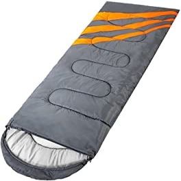 Dongng Camping Sleeping Bags 1.8KG Outdoor Adult Sleeping Bag Portable Envelope Sleeping Bag Single Field Camping Easy to Storage and Carry Wear-Resistant and Waterproof (Color : A)
