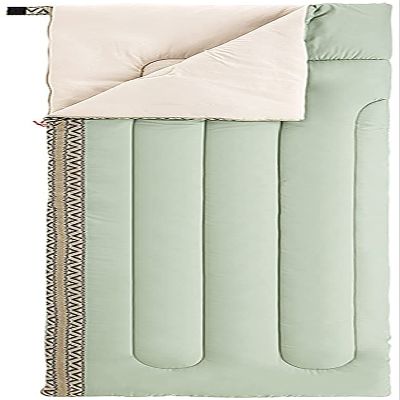 Dongng Camping Sleeping Bags Envelope Sleeping Bag Camping Single Portable Sleeping Bag Adult Outdoor Tent Easy to Storage and Carry Waterproof and Wear-Resistant (Color : B)