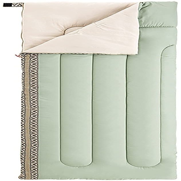 Dongng Camping Sleeping Bags Envelope Sleeping Bag Camping Single Portable Sleeping Bag Adult Outdoor Tent Easy to Storage and Carry Waterproof and Wear-Resistant (Color : B)