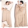 Dongng Camping Sleeping Bags Envelope Sleeping Bag Camping Single Portable Sleeping Bag Adult Outdoor Tent Easy to Storage and Carry Waterproof and Wear-Resistant (Color : B) view 3