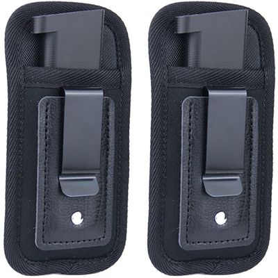 2-Pack Magazine Holster for IWB and OWB Carry, Universal Mag Pouch Fits: 9mm .40 .45 .380 .357-7rd, 10rd, 15rd Capacity and Most Pistol Magazine Sizes