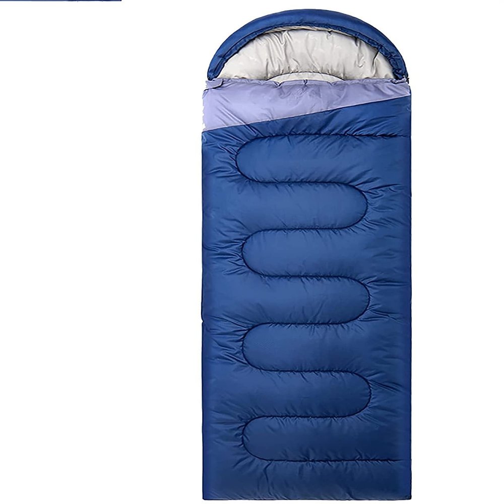 Dongng Camping Sleeping Bags Thicken Cold-Proof Outdoor Camping Sleeping Bag Adult Sleeping Bag to Keep Warm Easy to Storage and Carry Wear-Resistant and Waterproof (Color : A)