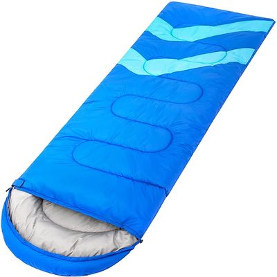 Dongng Camping Sleeping Bags Outdoor Camping Adult Sleeping Bag Single Lunch Break Envelope Sleeping Bag Business Trip Easy to Storage and Carry Wear-Resistant and Waterproof