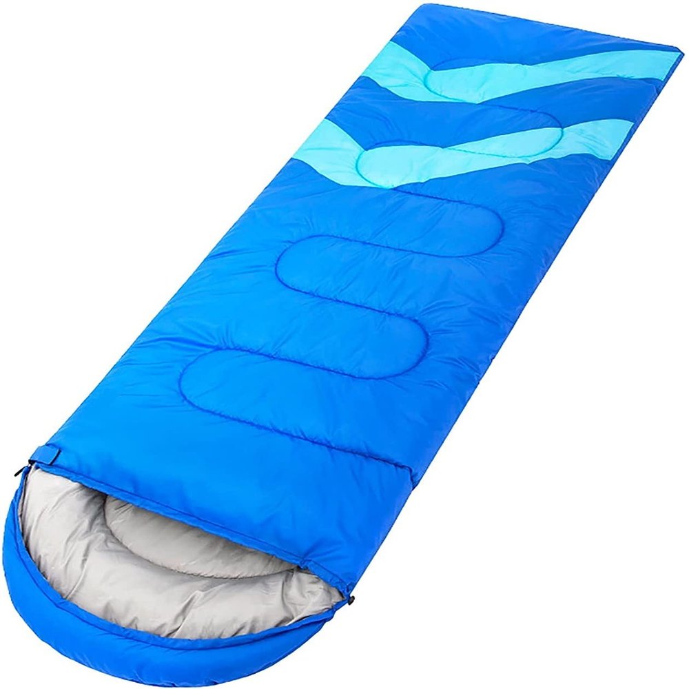 Dongng Camping Sleeping Bags Outdoor Camping Adult Sleeping Bag Single Lunch Break Envelope Sleeping Bag Business Trip Easy to Storage and Carry Wear-Resistant and Waterproof