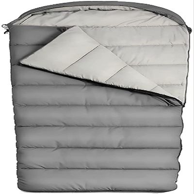 Dongng Camping Sleeping Bags Outdoor Camping Thickened Waterproof Sleeping Bag Adult Envelope Sleeping Bag Easy to Storage and Carry Wear-Resistant and Waterproof (Color : A)