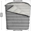 Dongng Camping Sleeping Bags Outdoor Camping Thickened Waterproof Sleeping Bag Adult Envelope Sleeping Bag Easy to Storage and Carry Wear-Resistant and Waterproof (Color : A) view 2