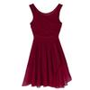 Sxiwei Womens Gymnastics Cutout Stretch Shapely Soft Leotard Asymmetric Xs Leotard Comfortable Wine Red Small view 3