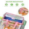 MAY TREE Clear Vinyl Tote Bag, Pink, 12 x 6 x 12 in view 4
