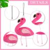 Civaner 30 Pcs Mini Flamingo Stuffed Animal Gift Flamingo Keychain Decorations Pink Keychain for Birthday Party Favor Decor view 4