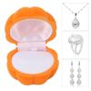 ZJchao Pumpkin Ring Box, Jewelry Gift Box Earing Pendant Display Storage Box for Valentine's Day Mother's Day Birthday Party Gift view 4