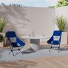 Helinox Chair Two Ultralight, High-Back, Collapsible Camping Chair, Blue Block, with Pockets view 2