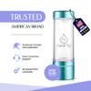 LevelUpWay - Improved Hydrogen Water Bottle Generator  Up to 4000 PPB Pure Hydrogen Water  Dual Chamber SPE PEM Technology  Blue  Enhanced Hydration Solution view 2