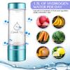 LevelUpWay - Improved Hydrogen Water Bottle Generator  Up to 4000 PPB Pure Hydrogen Water  Dual Chamber SPE PEM Technology  Blue  Enhanced Hydration Solution view 4