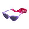 Mud Pie Girls Baby Sunglasses with Strap Set, Cat Eye, 0-2 Years view 1