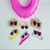 Mud Pie Girls Baby Sunglasses with Strap Set, Cat Eye, 0-2 Years view 3