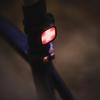 Knog Blinder Mini Rear Bike Light - Compact USB Rechargeable Bike Tail Light, 30 Lumen COB LED, 8 Flash Modes, Ultralight 17g, IP67 Waterproof, 300m Visibility, 30-Hour Runtime, Cross view 2