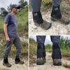 Low Gaiters - Hook & Loop Design for Easy On/Off - Neoprene Leg Gaiters for Hiking, Cross Country Skiing, Yard Work - Comfortable, Snug Fit (Pair) view 3