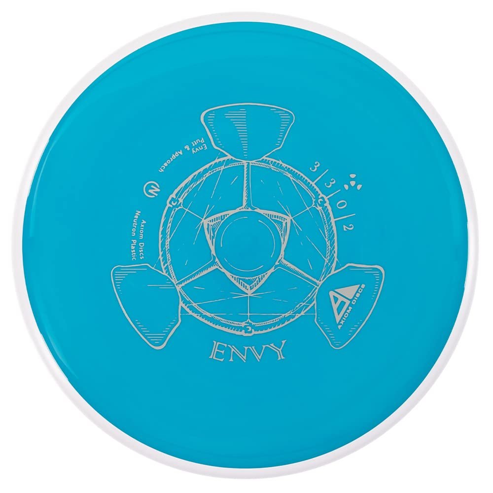 Axiom Discs Neutron Envy Disc Golf Putter (170-175g / Blue)