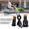 CHICIRIS Electric Throttle Handle, 12V99V Universal 6 Core Electric Throttle Grip Throttle Grip Handlebar Electric Throttle Handle with Two Section Three Speed view 3