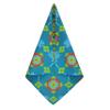 BeeJos Southwest Collection Microfiber 18"x18" Sports Towel with Carabiner Clip Handmade in USA (Blue Navajo Weave) view 2