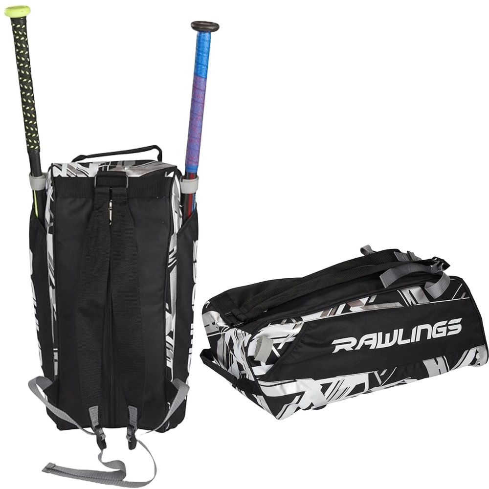 Rawlings | REMIX Duffel Equipment Bag | T-Ball & Youth Baseball / Softball | Black