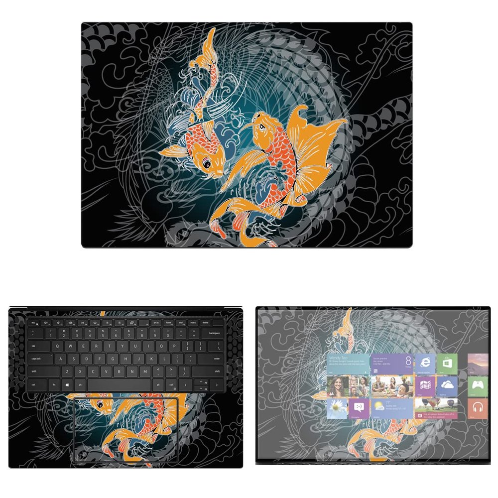Decalrus - Protective Decal Sticker for The Dell XPS 15 9510 (15.6" Screen) case Cover wrap DExps15_9510-42