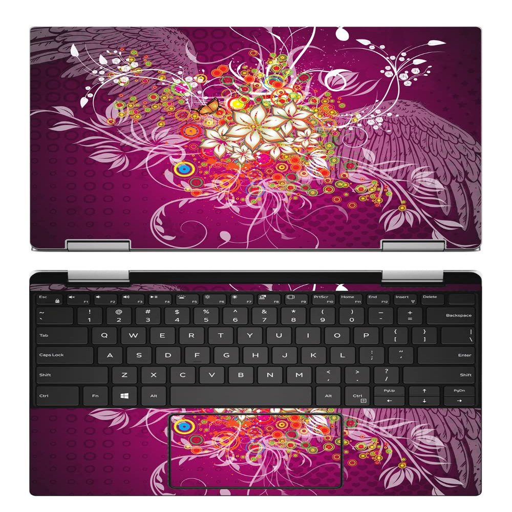 Decalrus - Protective Decal Sticker for The Dell XPS 13 9310 2-in-1 (13.4" Screen) case Cover wrap DExps13_9310_2in1-41