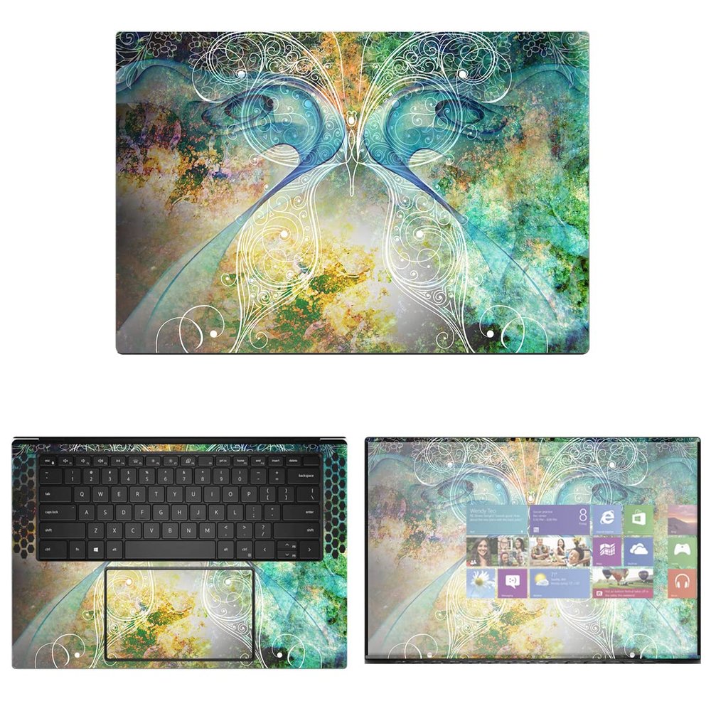 Decalrus - Protective Decal Sticker for The Dell XPS 15 9510 (15.6" Screen) case Cover wrap DExps15_9510-197