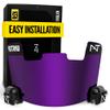 Nxtrnd VZR1 Football Visor, Flat Lens Technology, Fits Adult & Youth Football Helmets (Purple) view 1