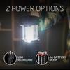Eveready Collapsible Rechargeable Lanterns, 300 Lumens, USB Rechargeable Lantern, Outdoor and Camp Lantern, Micro-USB Charging Cable Included, 4 Count view 2