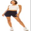 RENESEILLE Women's Active Biker Shorts  High Waist 3 Inseam Athletic Workout Gym Sports Yoga Running Bike Pants SJ-03 Navy XL view 4