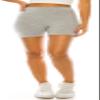 RENESEILLE Women's Active Biker Shorts  High Waist 3 Inseam Athletic Workout Gym Sports Yoga Running Bike Pants SJ-03 Hgrey M view 1