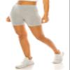 RENESEILLE Women's Active Biker Shorts  High Waist 3 Inseam Athletic Workout Gym Sports Yoga Running Bike Pants SJ-03 Hgrey M view 2