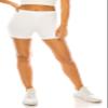 RENESEILLE Women's Active Biker Shorts  High Waist 3 Inseam Athletic Workout Gym Sports Yoga Running Bike Pants SJ-03 White XL view 1