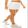 RENESEILLE Women's Active Biker Shorts  High Waist 3 Inseam Athletic Workout Gym Sports Yoga Running Bike Pants SJ-03 White XL view 2
