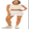 RENESEILLE Women's Active Biker Shorts  High Waist 3 Inseam Athletic Workout Gym Sports Yoga Running Bike Pants SJ-03 White XL view 4