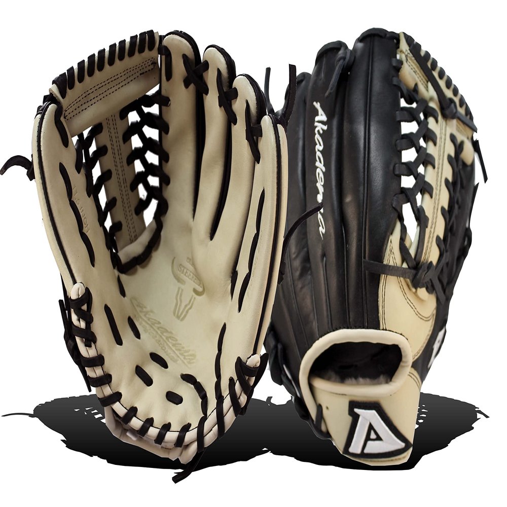 Akadema ProSoft Select Series 11.5" Black Baseball Infielders Mitt Left Hand Throw
