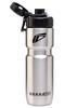 Speedfil Speedflask 21oz. Vacuum Insulated Stainless Steel Cycling Sports Water Bottle with NEW Bounce Back Lid 2.0 (Silver) view 1