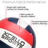 Xcello Sports Volleyball Assorted Graphics with Pump Red/Navy/White, Grey/Navy/White (6 Pack) view 3