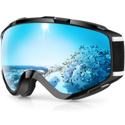 findway Ski Goggles OTG - Over Glasses Snow/Snowboard Goggles for Men, Women & Youth - 100% UV Protection