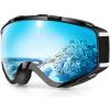 findway Ski Goggles OTG - Over Glasses Snow/Snowboard Goggles for Men, Women & Youth - 100% UV Protection view 1