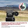 CVLIFE 1X22X33 Reflex Sight Red Dot Sight Red Green 4 Reticle Optics with Laser and Pressure Pad Switch for 20mm Rail view 3