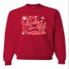 Go All Out X-Large Red Adult Baby It's Cold Outside Christmas Fashion Sweatshirt Crewneck view 2